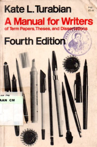 Image of A manual for writers of term papers, theses and dissertations