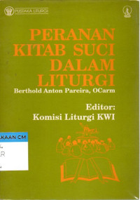 Image of Peranan kitab suci dalam liturgi