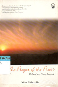 Image of The prayer of the priest: Meditasi dan hidup imamat